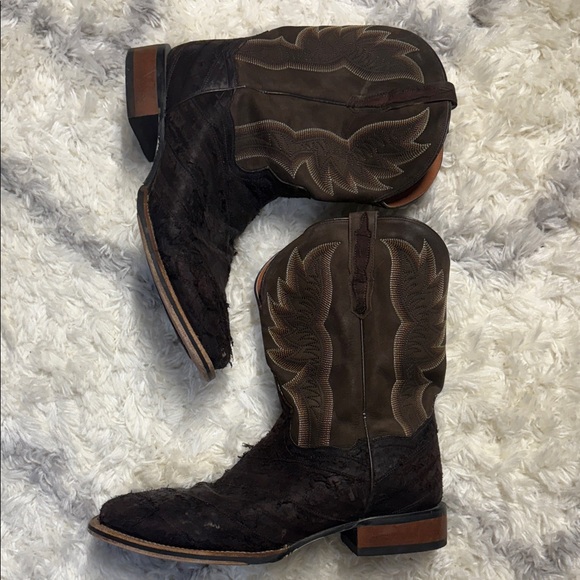 Dan Post Dark Brown Western Boots - Picture 1 of 6